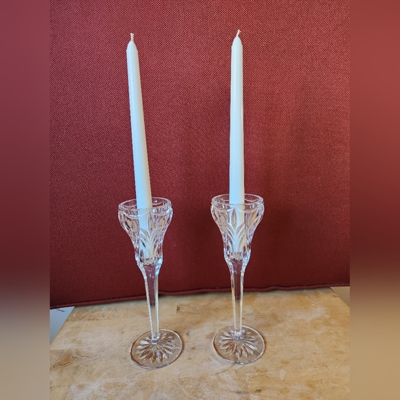 Waterford Crystal Other - Vintage Waterford Candlestick Holders Set Of 2